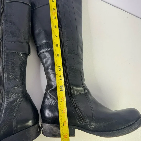 Juicy Couture Leather Moto Combat Riding Boot size 6.5 - Picture 11 of 11